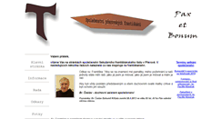 Desktop Screenshot of frantiskani.php5.cz