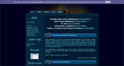 Desktop Screenshot of gothic-mody.php5.cz