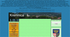 Desktop Screenshot of kremnica.php5.sk