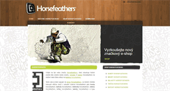Desktop Screenshot of horsefeathers.php5.cz