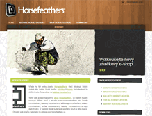 Tablet Screenshot of horsefeathers.php5.cz