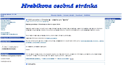 Desktop Screenshot of hrabik.php5.cz